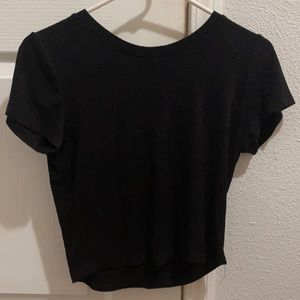 bozzolo black crop top